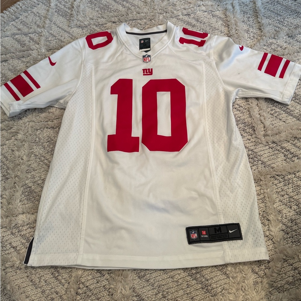 ELI MANNING NFL White Football Jersey SIZE M NIKE ON FIELD